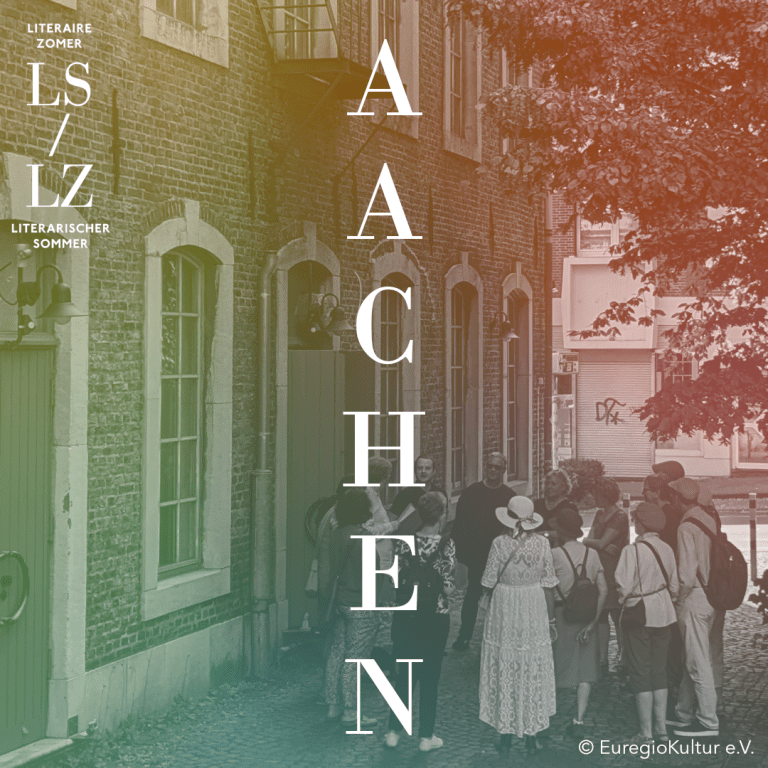 Grafik zum Literarischen Spaziergang durch Aachen