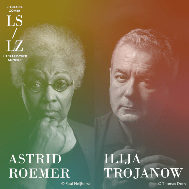 Portrait Astrid Roemer © Raul Neijhorst / Portrait Ilija Trojanow © Thomas Dorn